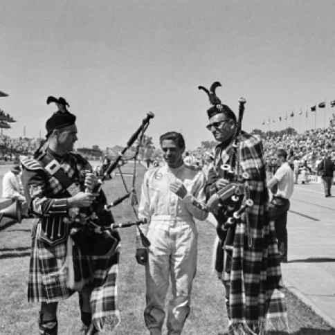 Hommage pendant les essais par l'Indy Gordon Piper à Jim
© Bruce Craig